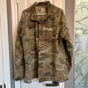 US Army OCP Multicam Button Uniform Shirt Large Regular Military Issue